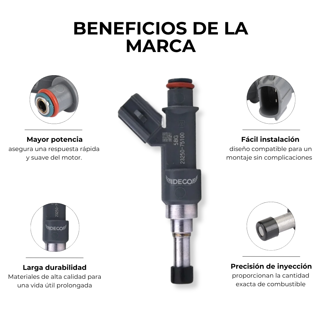 INYECTOR TOYOTA HILUX 2.7 FORTUNER 2.7 PRADO 2.7 4RUNNER 2.7 TACOMA 2.7 3.5 4.0
