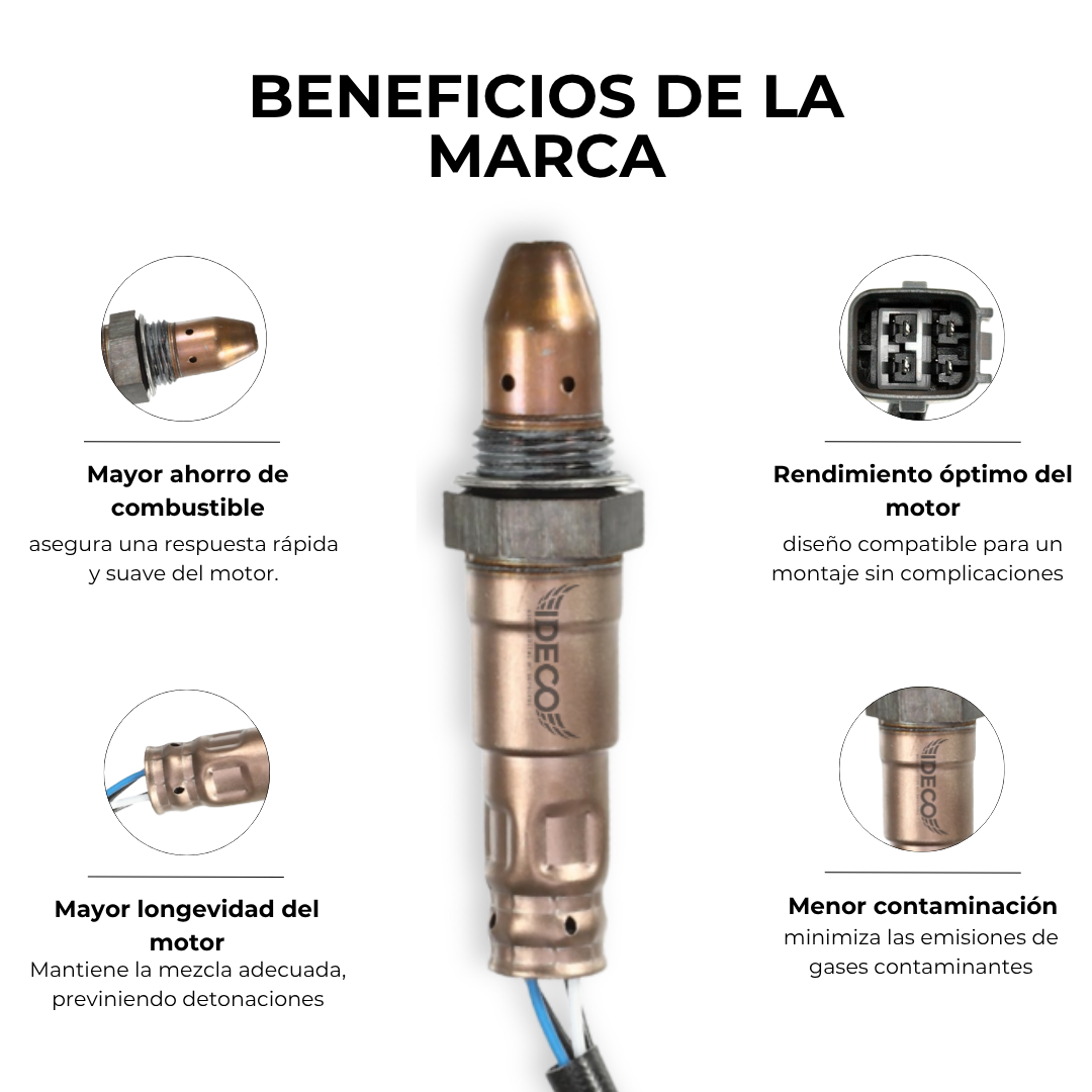 SENSOR DE OXIGENO TOYOTA COROLLA 1.8 TACOMA 3.5 CAMRY 3.5 AVALON 3.5