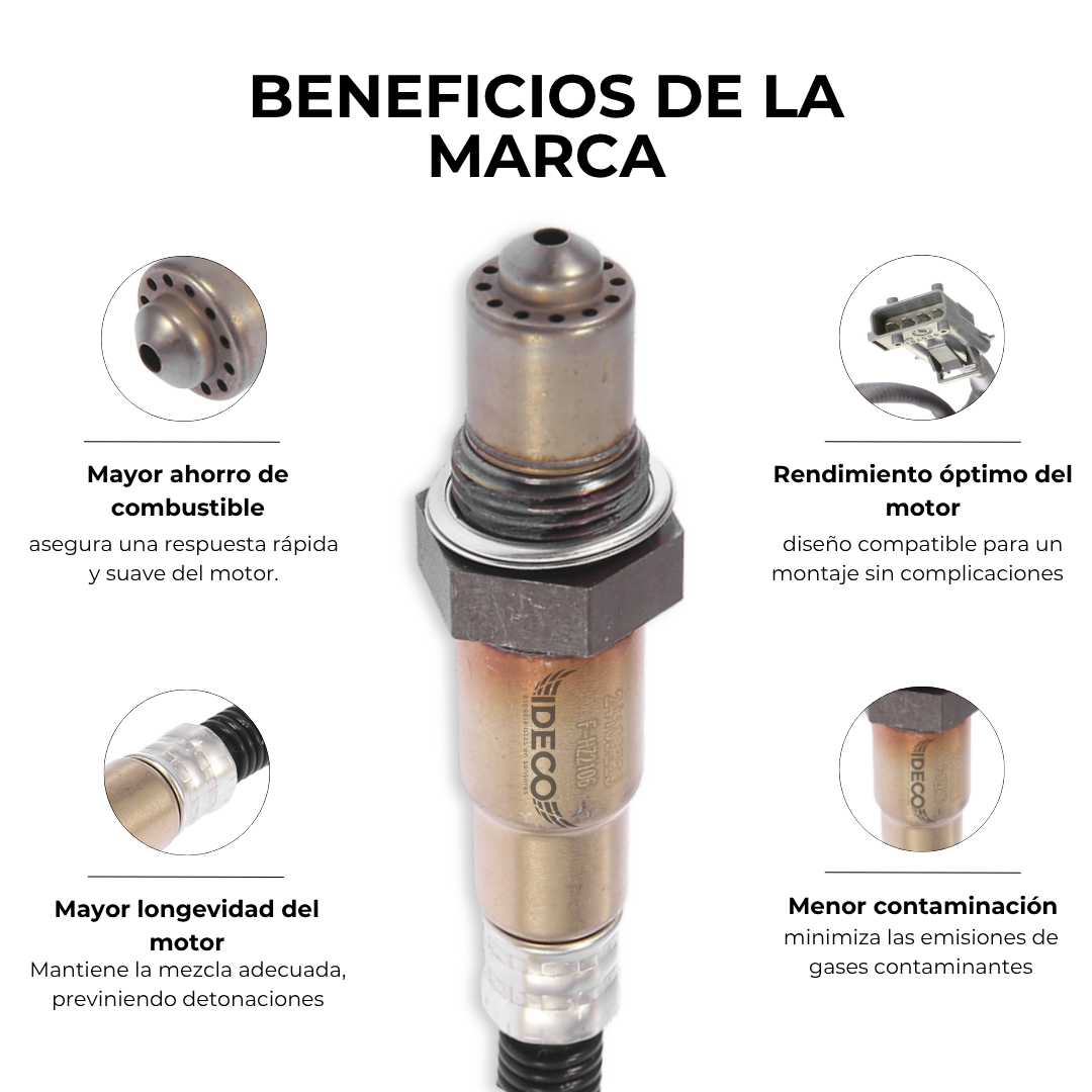 SENSOR DE OXIGENO PEUGEOT 607 406 407 807 EXPERT 106 308 1007 206 207 306 307