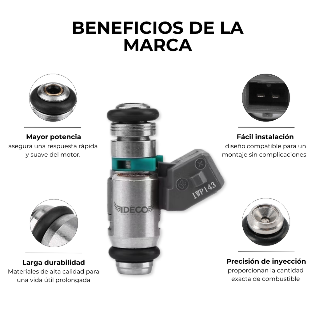 INYECTOR RENAULT CLIO 1.4 1.6 SANDERO 1.6 STEPWAY 1.6 SYMBOL 1.6 MEGANE 1.4 1.6 SCENIC 1.4 1.6