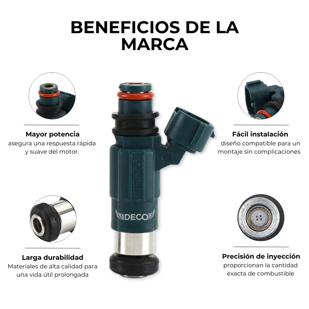 INYECTOR MAZDA 626 MILENIO PROTEGE 1.8 2.0