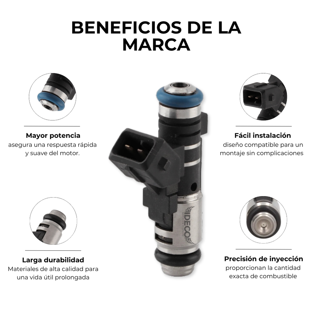 INYECTOR PEUGEOT 1007 206 207 307 1.4 CITROEN C3 C4