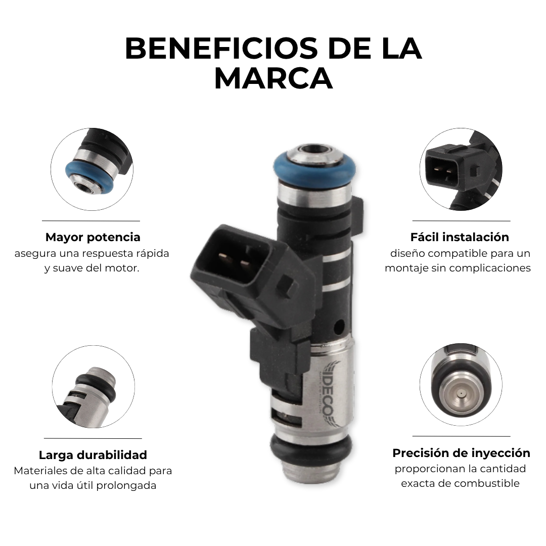 INYECTOR PEUGEOT 1007 206 207 307 1.4 CITROEN C3 C4