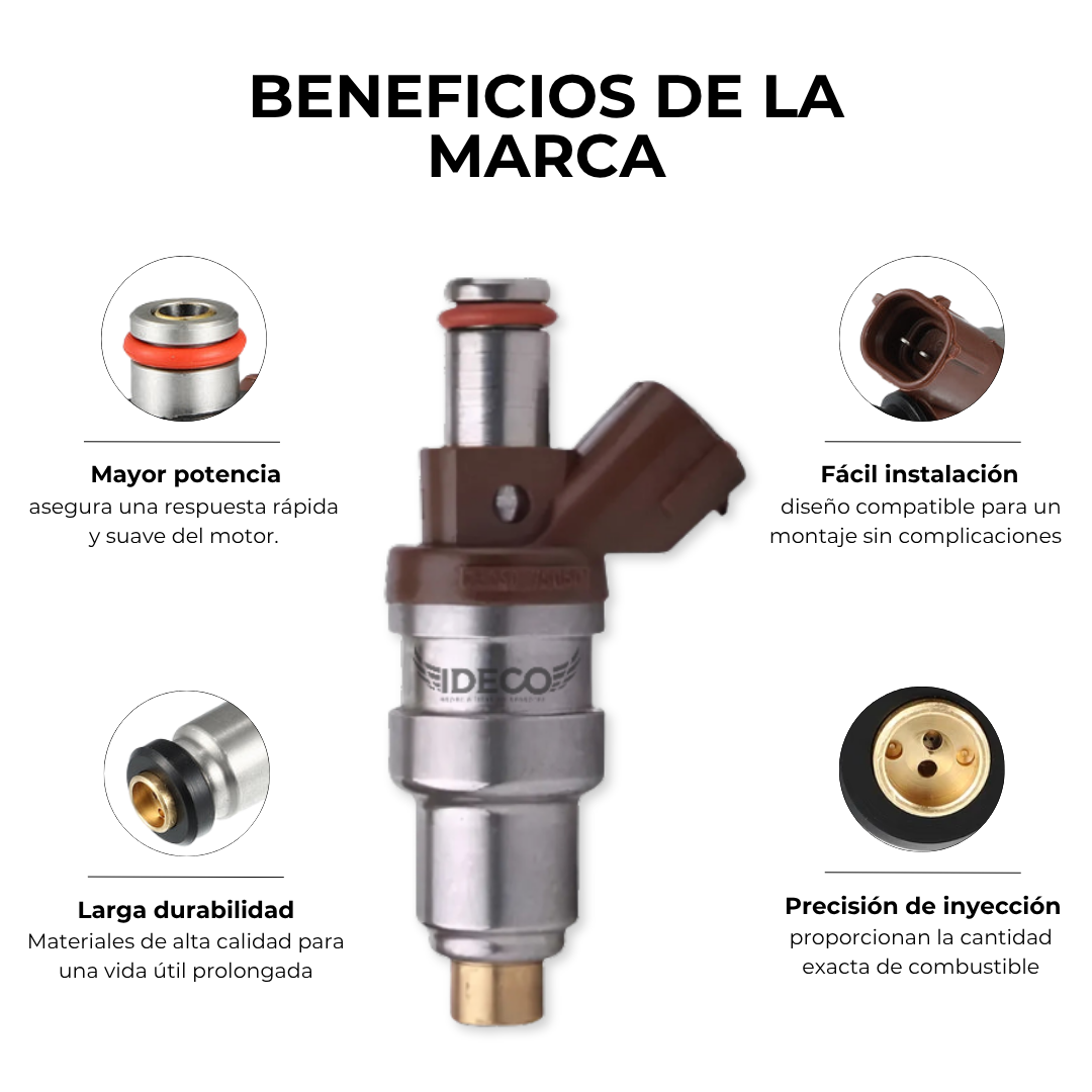 INYECTOR TOYOTA 4RUNNER 2.7 3.4 HIACE 2.7 HILUX 2.4 2.7 3.4 LANDCRUISER PRADO 2.7 TACOMA