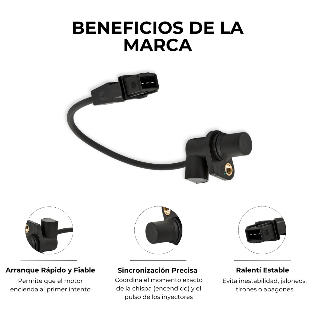 SENSOR POSICIÓN DE CIGÜEÑAL HYUNDAI SANTA FE 2.7 TUCSON 2.7 SONATA 2.5 2.7 KIA SPORTAGE 2.7 OPTIMA 2.5 2.7