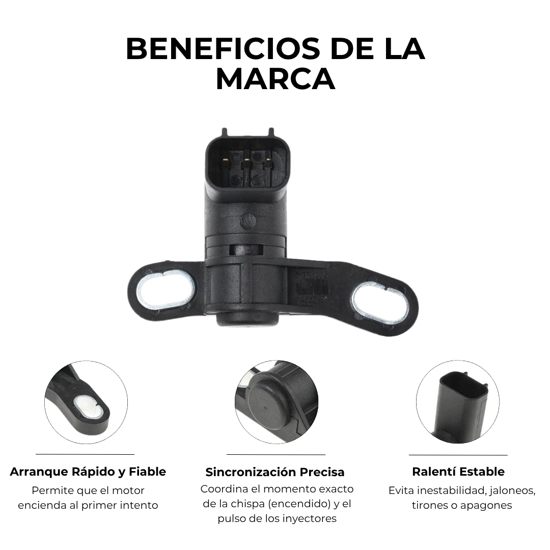 SENSOR POSICIÓN DE CIGÜEÑAL FORD FOCUS 2.0 ECOSPORT 2.0 RANGER 2.3 ESCAPE 2.3 FUSION 2.3