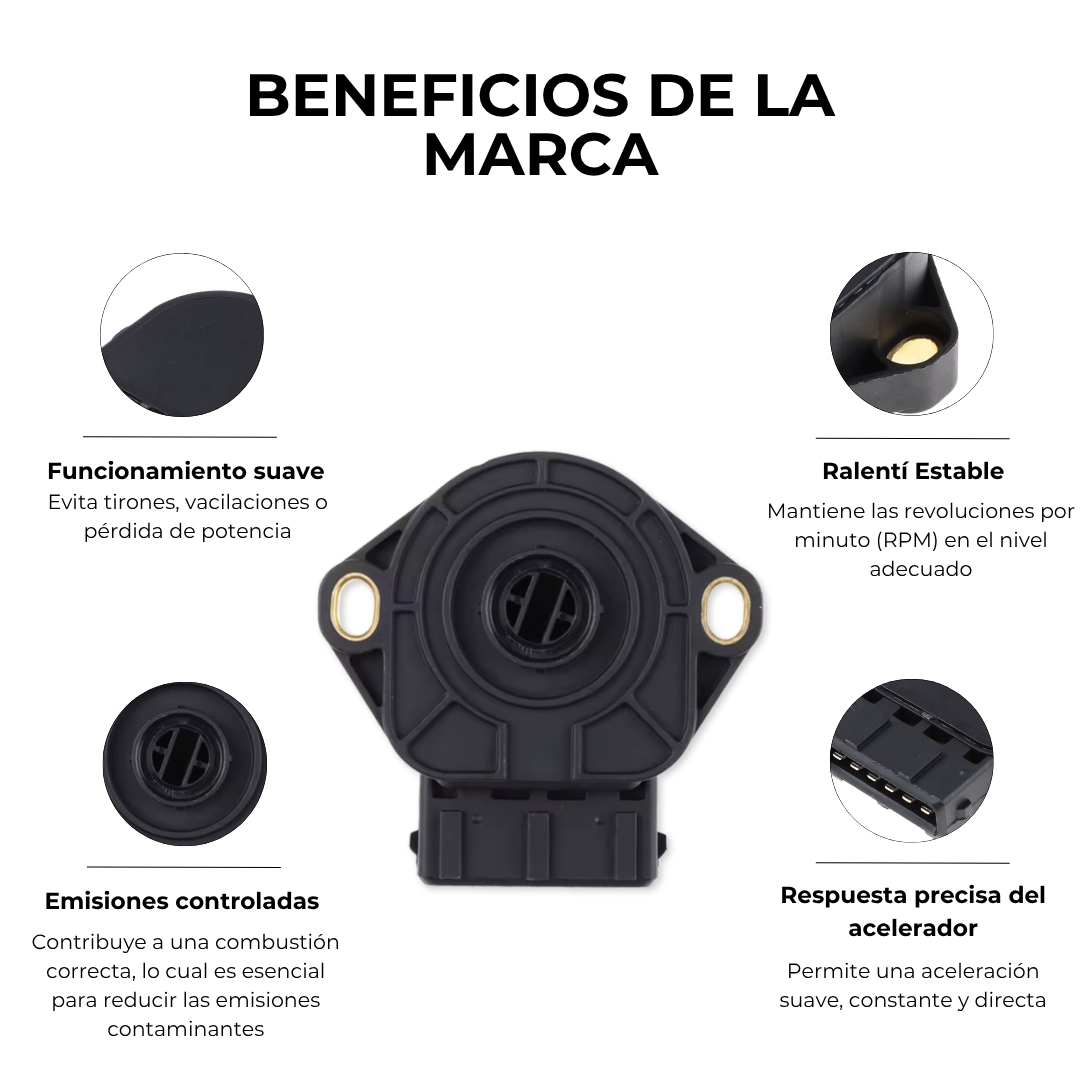SENSOR PEDAL DEL ACELERADOR TPS RENAULT SCENIC 1.9 MEGANE 2.0 16V CLIO 2.5 KANGOO LAGUNA