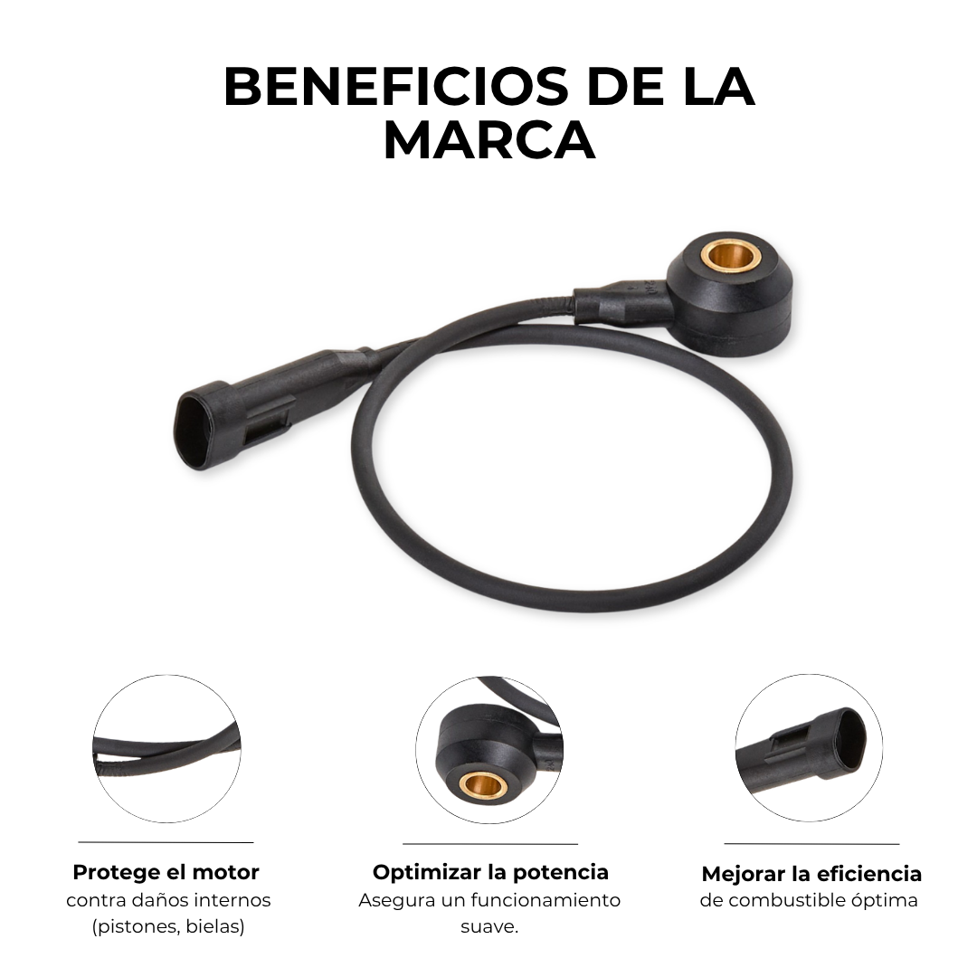 SENSOR DE DETONACIÓN CHEVROLET CORSA EVOLUTION 1.4 1.8 CHEVY C2 1.6 LUV ISUZU AMIGO 3.2 RODEO SPORT 3.2 BLAZER S10 4.3 GRAND VITARA 2.5