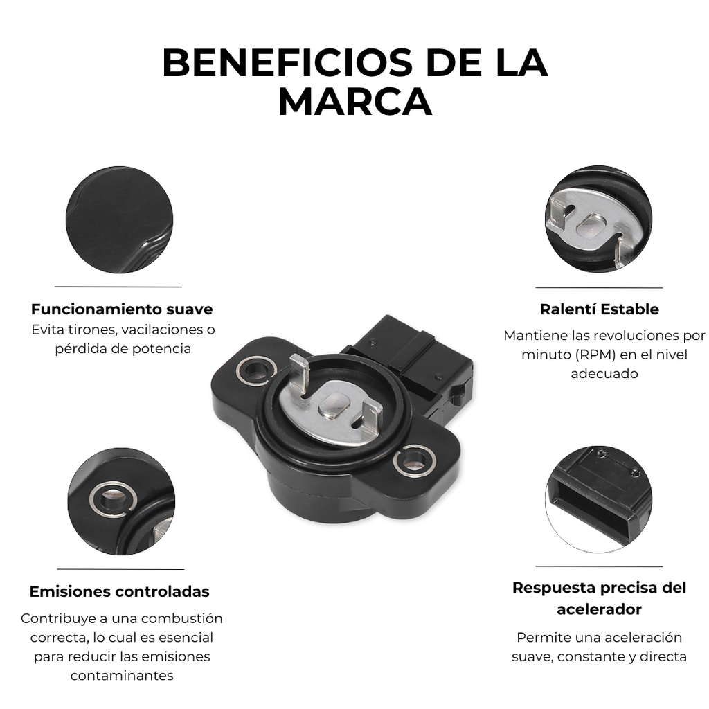 SENSOR TPS HYUNDAI ATOS 1.0 H1 STAREX 2.4 SANTA FE 2.7 TUCSON 2.7 KIA OPTIMA