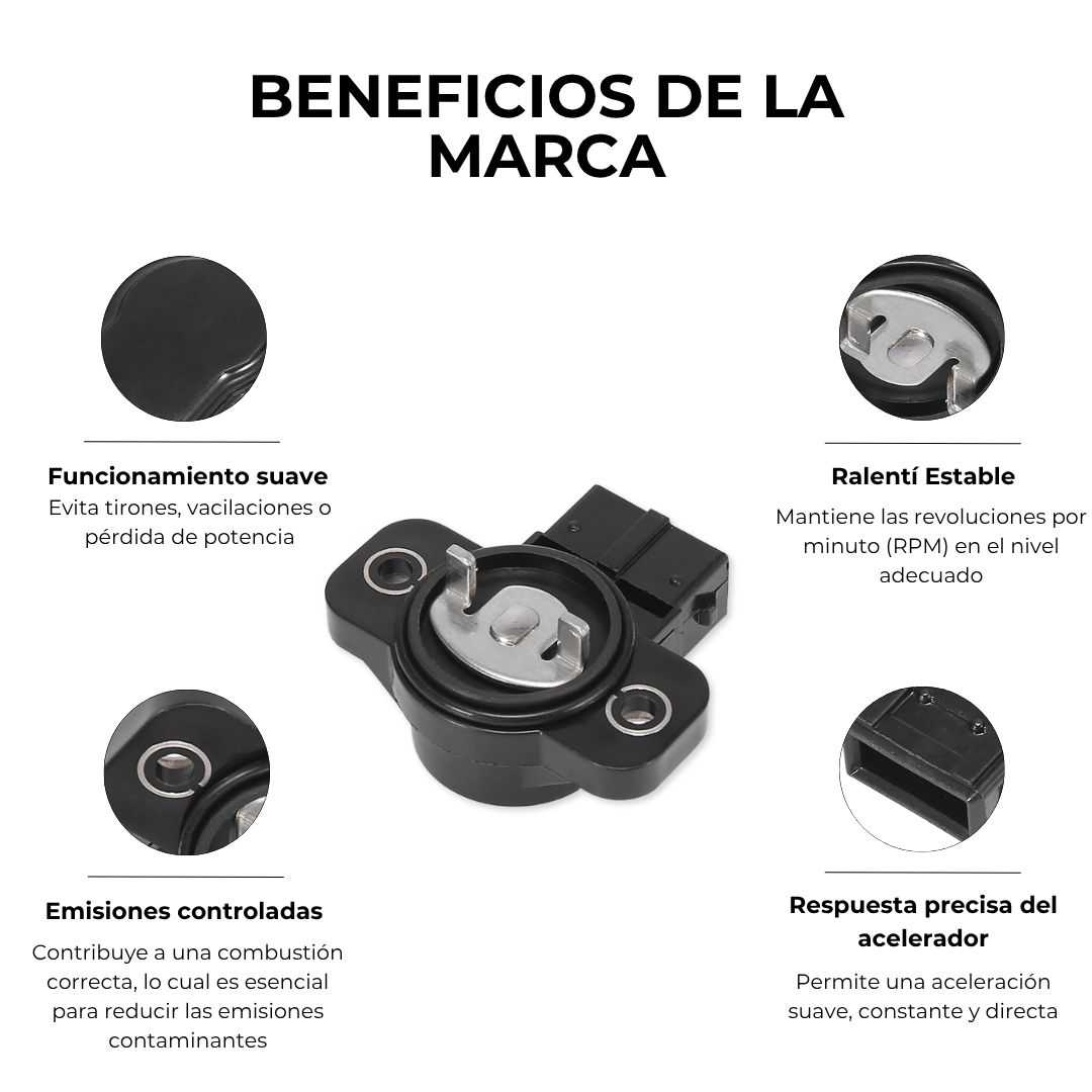 SENSOR TPS HYUNDAI ATOS 1.0 H1 STAREX 2.4 SANTA FE 2.7 TUCSON 2.7 KIA OPTIMA