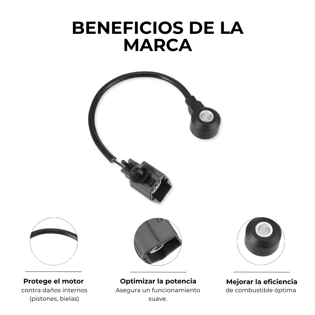SENSOR DE DETONACIÓN MAZDA 3 2.0 MAZDA 5 2.0 MAZDA 6 2.0 2.3