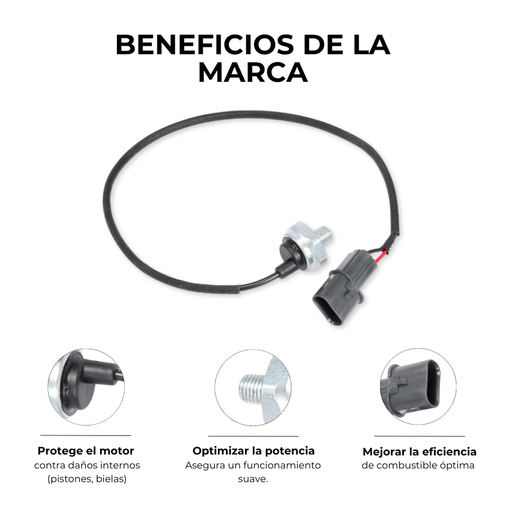 SENSOR DE DETONACIÓN MITSUBISHI MONTERO PAJERO 3.0 3.5 NATIVA 3.0 L200 SPORTERO 2.4 3.0 GALANT 2.4 3.0 ECLIPSE 2.4 3.0 OUTLANDER 2.4