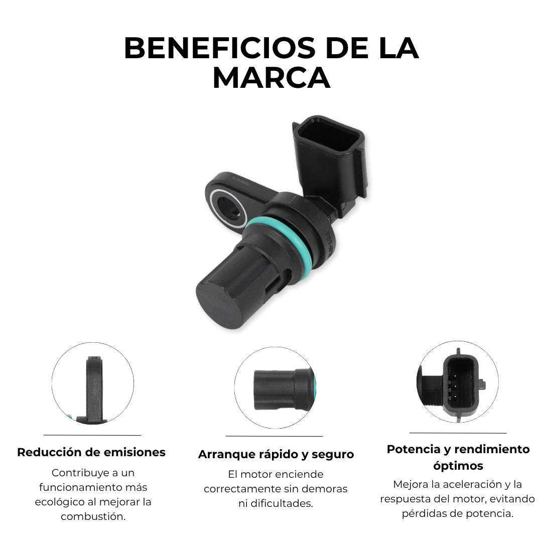 SENSOR POSICIÓN ARBOL DE LEVAS RENAULT KOLEOS 2.5 MEGANE 2.0 SCENIC 2.0 FLUENCE 2.0 NISSAN SENTRA 2.0 TIIDA 1.8 QASQAI 2.0 X-TRAIL 2.0