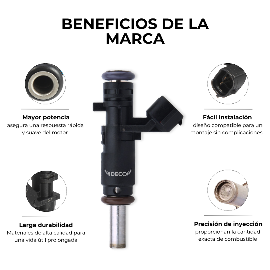 INYECTOR RENAULT LOGAN 1.6 SANDERO 1.6 DUSTER 1.6 CAPTUR 1.6