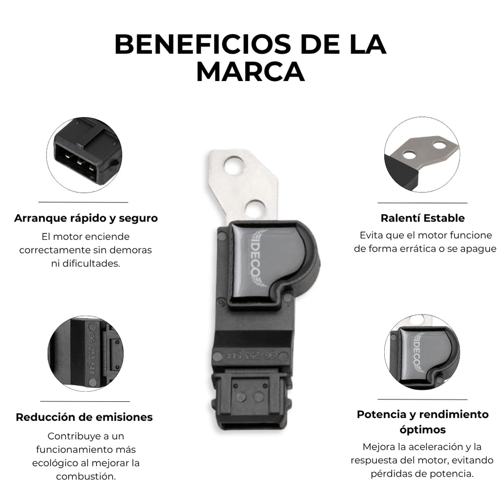 SENSOR POSICIÓN ARBOL DE LEVAS CHEVROLET AVEO 1.4 1.6 OPTRA 1.6 OPTRA ADVANCE 1.6